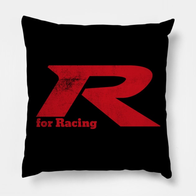 Type R for Racing Pillow by cowyark rubbark