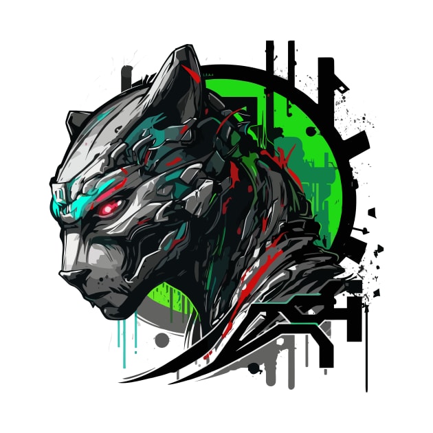Graffiti Paint Panther Creative by Cubebox