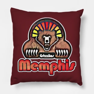 Memphis Southmen aka Grizzlies Football Pillow