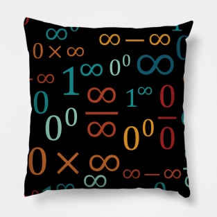 Indeterminate Forms Pattern (Retro) Pillow