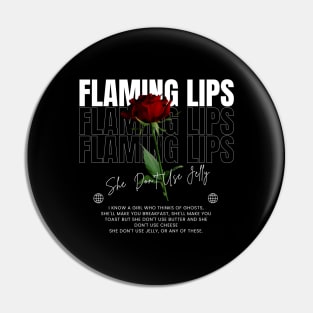 Flaming Lips // Flower Pin