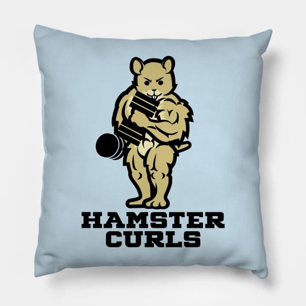 Gym Hamster Pillow by Gym Critterz LLC