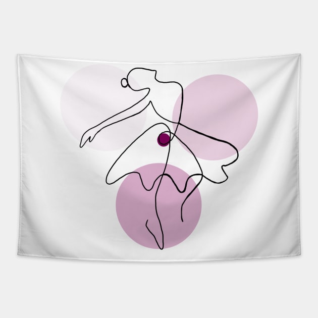 Ballet dancer Tapestry by tailermade