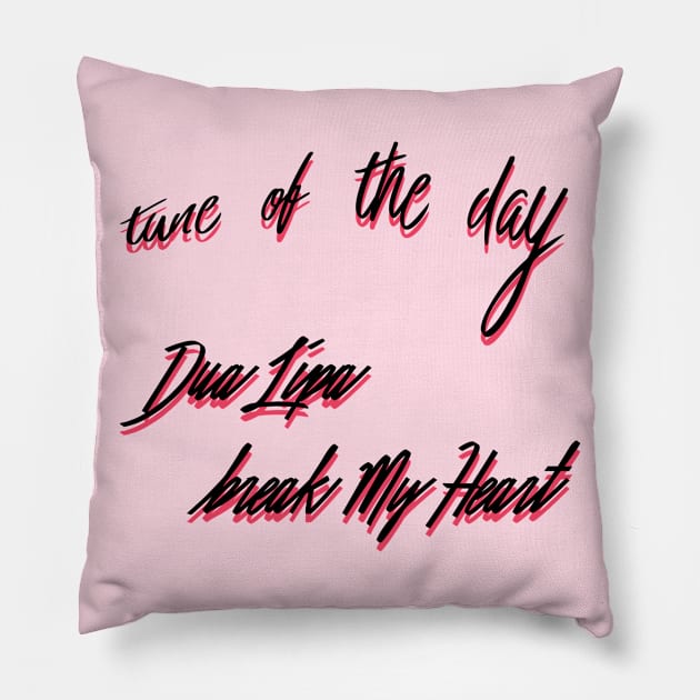 Tune Of The Day Pillow by ozencmelih