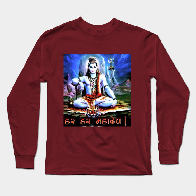har har mahadev printed t shirt