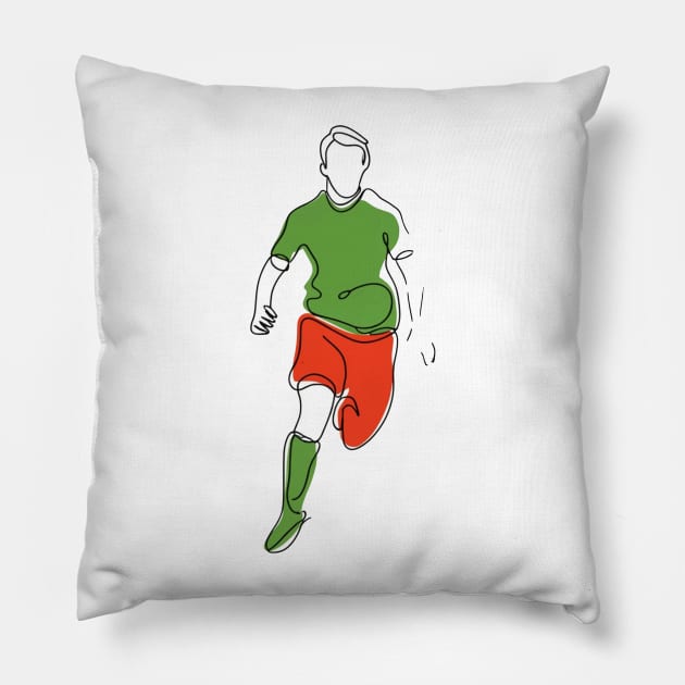 Soccer Season 1 Pillow by MeyuEndo