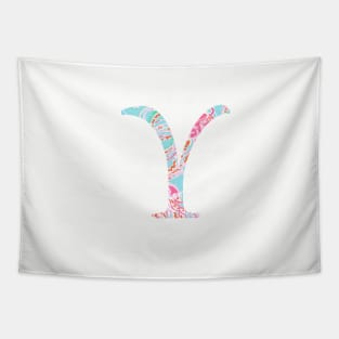 Upsilon Splash Greek Letter Tapestry