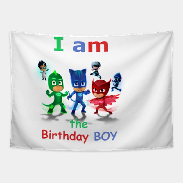 Pj Masks Tapestry by FirmanPrintables