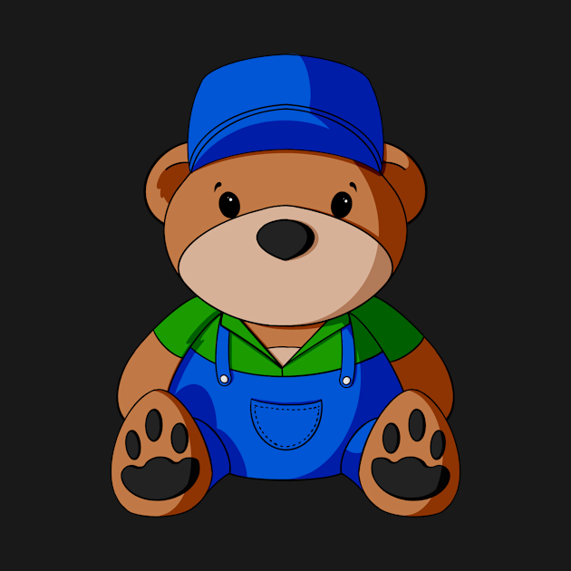 Farmer Teddy Bear - Farmer - T-Shirt | TeePublic