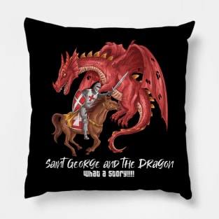 Saint George And The Dragon Pillow