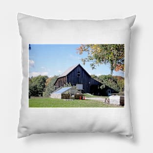 Barn and Greenhouse Pillow
