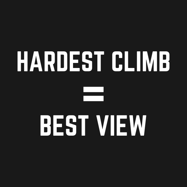 Hardest Climb Best View by Climbinghub