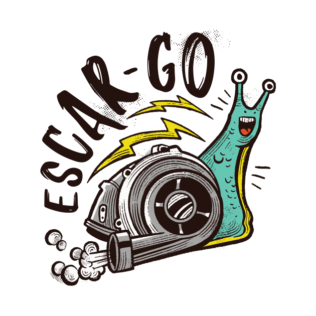 Escar-Go // Funny Snail Escargot by SLAG_Creative
