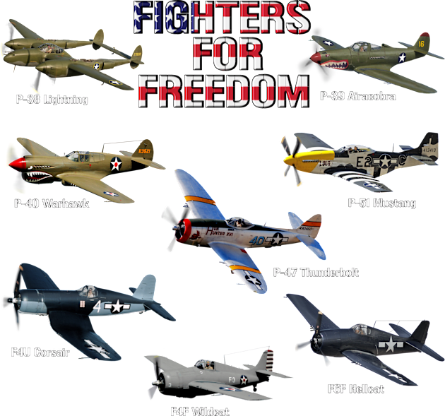 Fighters For Freedom Kids T-Shirt by MilMerchant