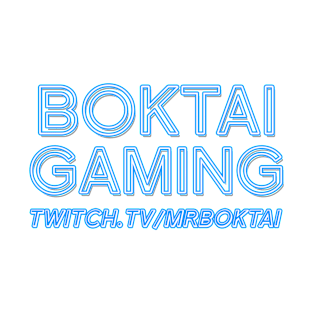 Mr. Boktai / Boktai Gaming Font Logo T-Shirt