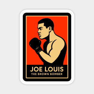 Joe Louis "The Brown Bomber" Magnet