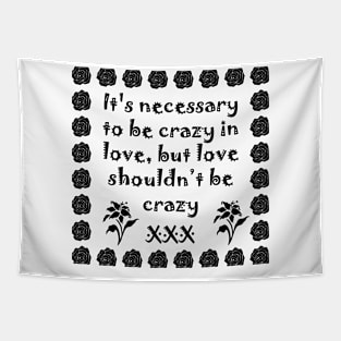 Rose Quote Tapestry