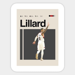 Damian Lillard Waves Goodbye Sticker for Sale by RatTrapTees