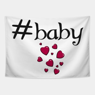 Baby, pregnant party Tapestry