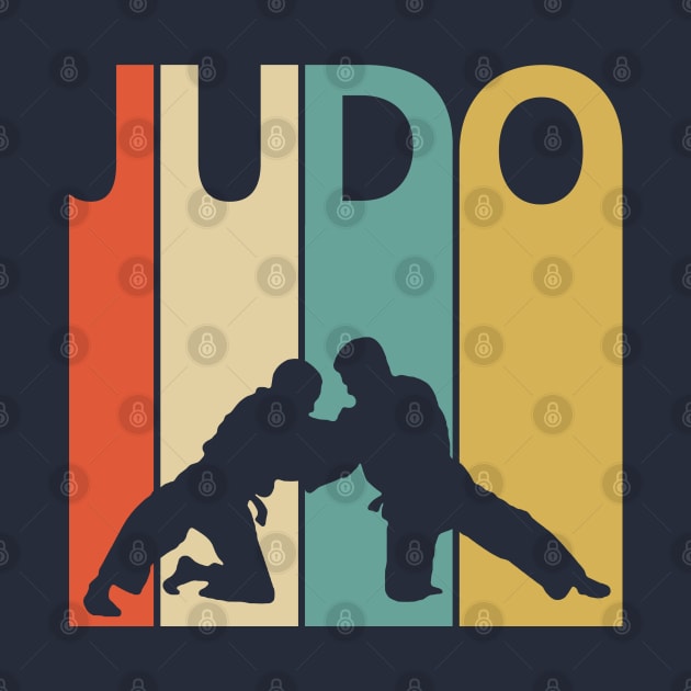 Vintage Retro Judo Fighter Gift by GWENT