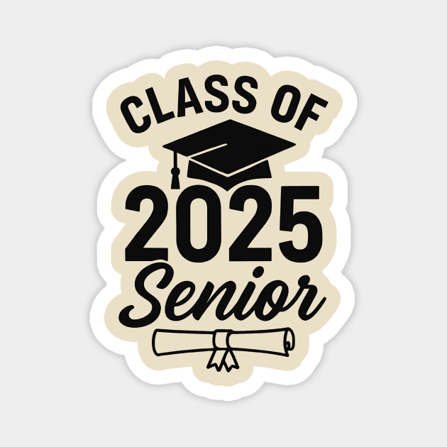Class-of-2025-Senior-Grad-College-Graduation-Gift-Women-Men Magnet by ArtistTee ⭐⭐⭐⭐⭐