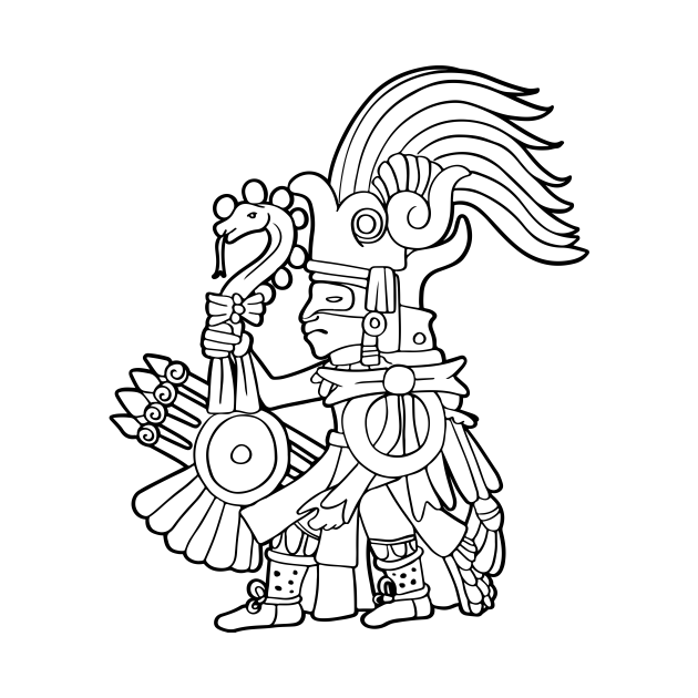 Huitzilopochtli Aztec God Aztec Mythology Mayan Sun War God Gift ...
