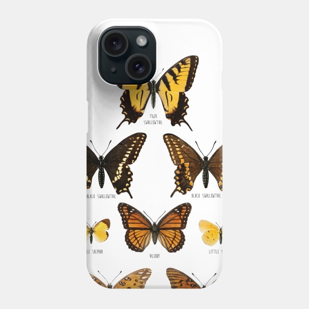 Butterfly Wonders Art Collage Phone Case by Sizzlinks