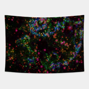 Black Panther Art - Glowing Edges 283 Tapestry