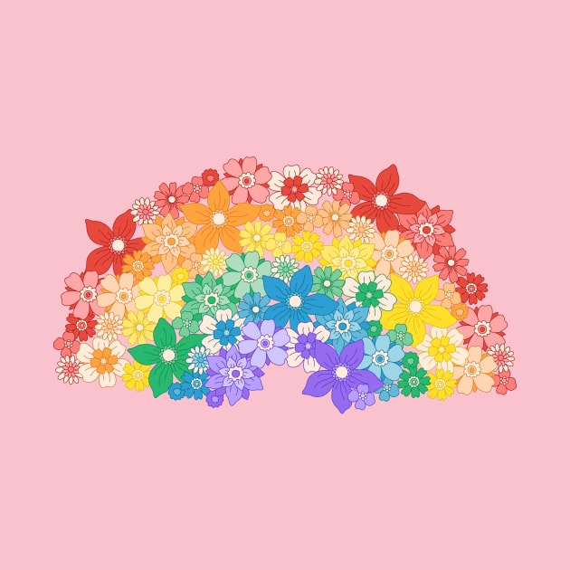 Floral Rainbow by JunkyDotCom