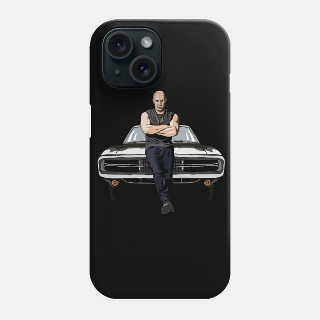 Domenic Torento's Dodge Charger Phone Case by d1a2n3i4l5