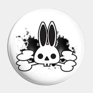 Bunny, skull, bones, horror, pirate, Halloween, rabbit, skulls Pin