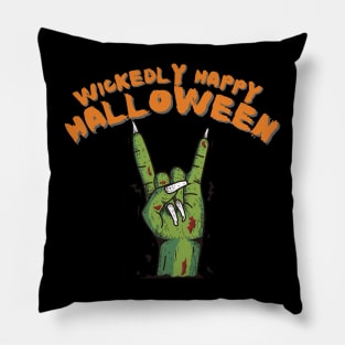 Wickedly Happy Halloween - Halloween Couple Pillow