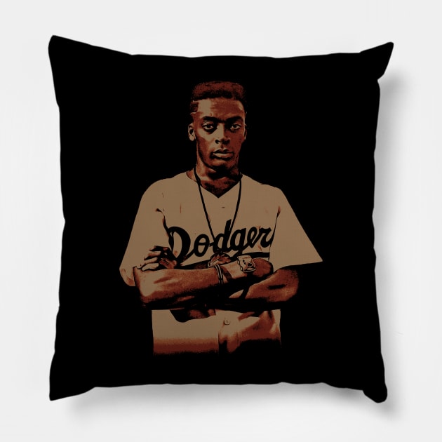 Mookie Do the Right Thing - 70s Style Illustration Pillow by GGARM