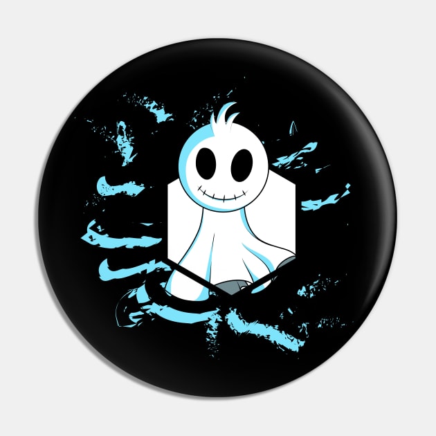 Halloween Ghost Pin by Kuys Ed