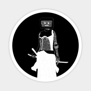 Cyber samurai BW II Magnet