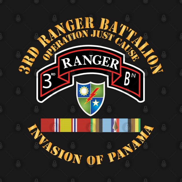 Panama - 3rd Rgr Bn Operation Just Cause w Svc Ribbons by twix123844