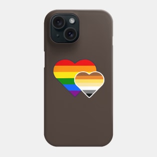 Bear Pride Double Heart Phone Case