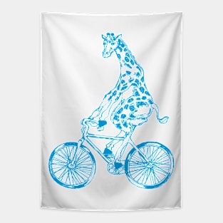 SEEMBO Giraffe Cycling Bicycle Bicycling Biking Riding Bike Tapestry