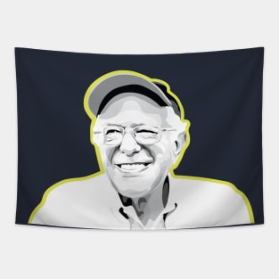 Smiling Bernie Sanders Tapestry