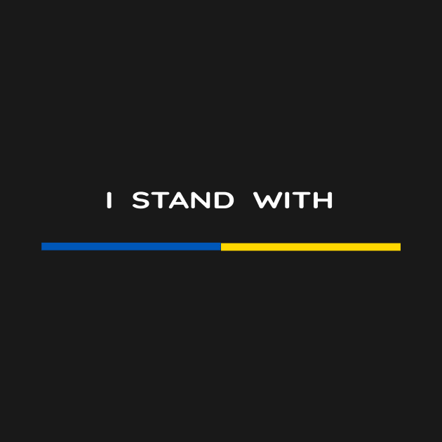 I stand with Ukraine by Yasna