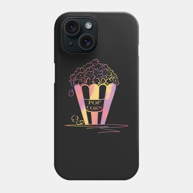 Pop Corn Phone Case by Xatutik-Art