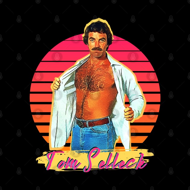 tom selleck retro by Chessfluencer