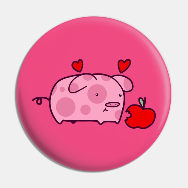 Pig Loves Apples Pin by saradaboru