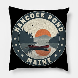 Hancock Pond Maine Sunset Pillow