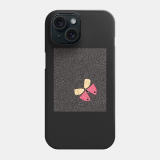 Butterfly on dark background Phone Case