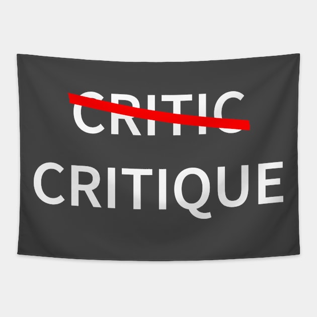 Critic Critique Tapestry by nankeedal