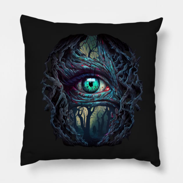 The Dreadful Vigilant Pillow by CosmicScare10