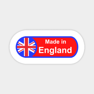 Made in England tag stickers Magnet