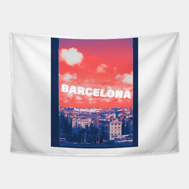 Barcelona Tapestry by Lowchoose