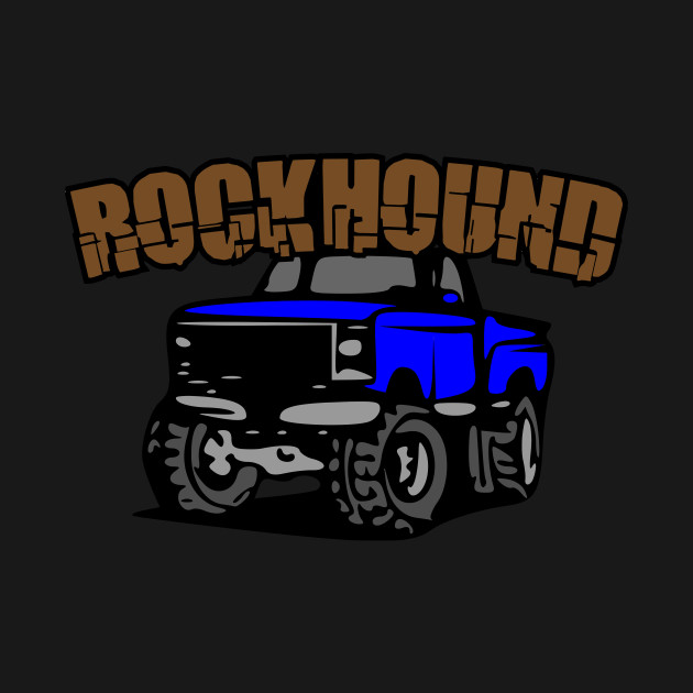 Disover Rockhound Rock Climbing Truck - Rock Bouncer - T-Shirt